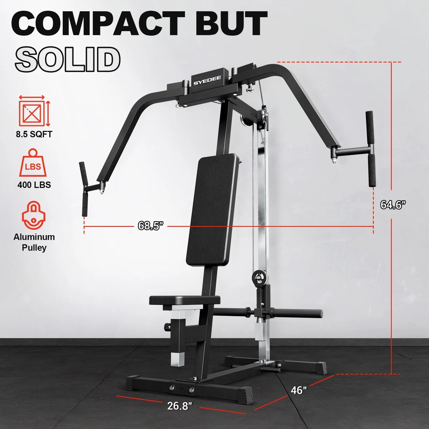 Chest Fly and Reverse Delt Machine, 400 LBS Upper Body Specialty Machine,Plate-Loaded PEC Fly Machine for Pectoral and Rear Deltoid for Home Gym