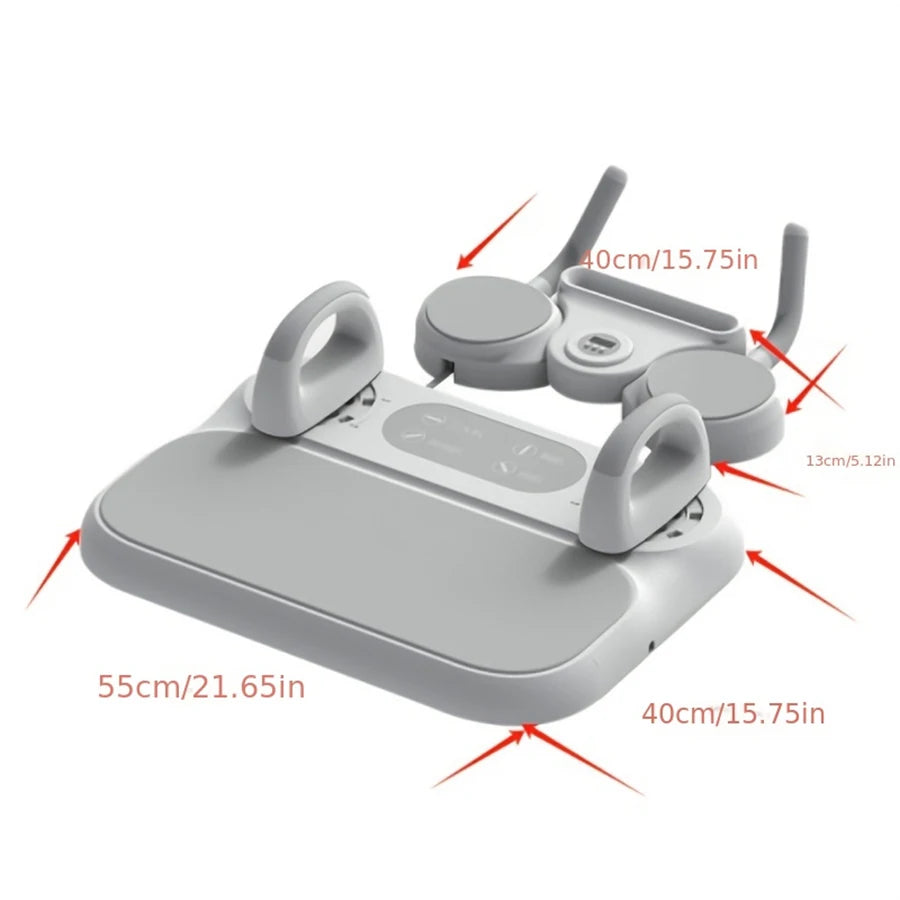 1Pc ABS 6-In-1 Multi-Purpose Pilates and Abdominal Training Board Set with Resistance Band, Ab Roller, Push-Up Board, Counter