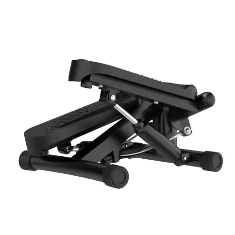 Steppers For Exercise - Mini Stair Stepper Machine With Resistance Bands 330lbs Twist Stepper Portable Exercise Equipment For Full Body Workout-Black