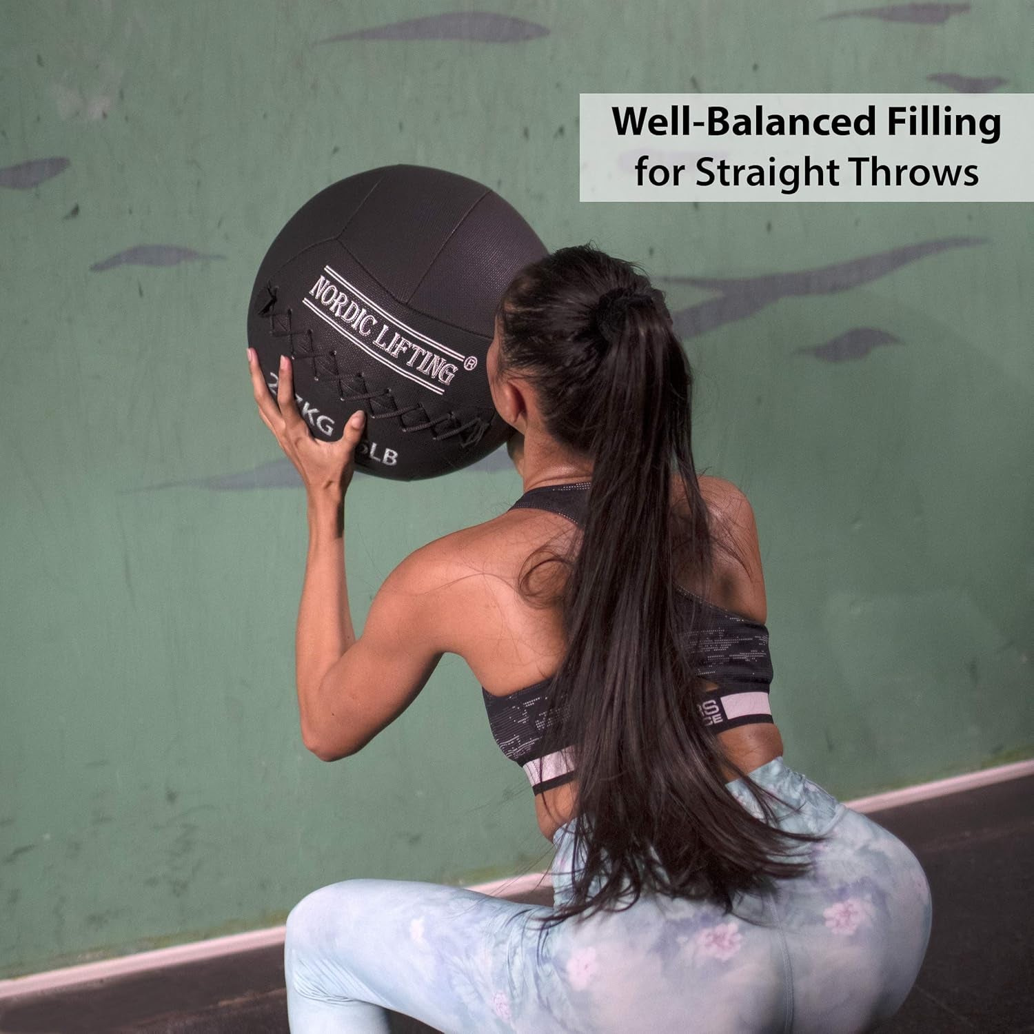 Wall Ball for Crossfit & Fitness - Medicine Ball for Gym and Strength Training